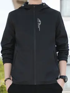 StyleCast x Revolte Men Hooded Bomber Jacket