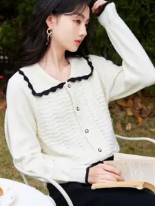 KPOP Women Above the Keyboard Collar Sweaters