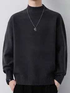 StyleCast x Revolte Men Turtle Neck Ribbed Pullover