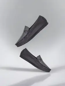 MICHEAL FERAAS Men Leather Driving Shoes