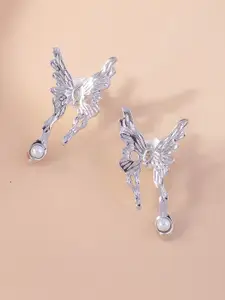 VAGHBHATT Silver-Plated Animal Shaped Studs