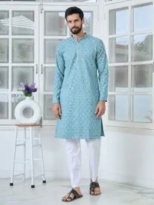 See Designs Men Embroidered  Thread Work Kurta