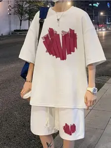 StyleCast Printed T-Shirt with Shorts Co-Ords