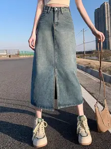 StyleCast Pure Cotton A-Line Midi Skirts