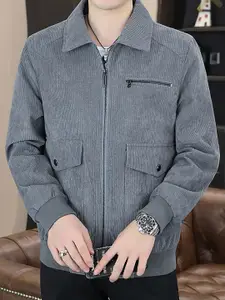 StyleCast x Revolte Men Striped Tailored Jacket