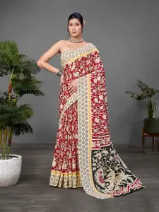 Anouk Kalamkari Pure Cotton Designer Bagru Saree