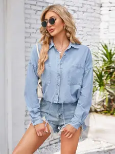 StyleCast Women Opaque Casual Shirt