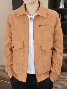 StyleCast x Revolte Men Spread Collar Open Front Jacket