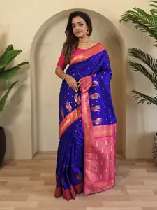 Anouk Woven Design Zari Paithani Saree