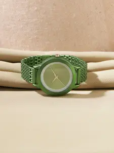SZN Women Dial & Reset Time Analogue Watch Laxi GreenSZN