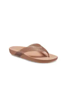 Crocs Women Croslite Self Design Thong Flip-Flops