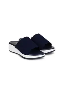 H.M. LADIES FOOTWEAR Women Solid Wedge Sandals