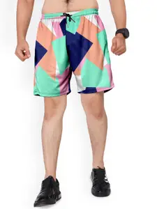 Moda Rapido Men Colourblocked Regular Fit Sports Shorts