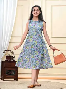 DMP FASHION Floral Printed Cotton A-Line Top