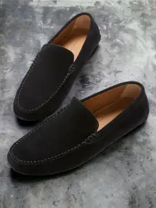 MICHEAL FERAAS Men Leather Driving Shoes