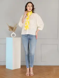 SWITCHON Women Printed Cotton Scarf