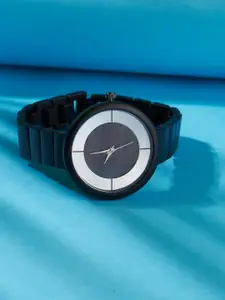 SZN Women Dial & Stainless Steel Straps Analogue Watch mate blackSZN