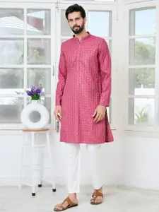 See Designs Men Thread Work Kurta