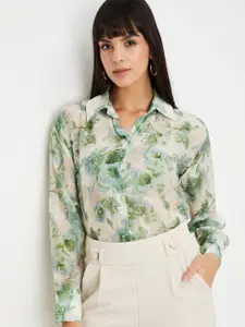 max Women Floral Printed Casual Shirt