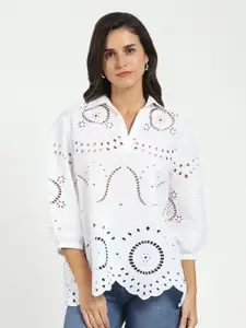 Global Republic Women Cotton Shirt Style Top