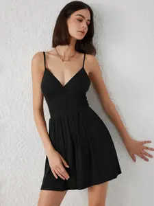 StyleCast Shoulder Straps Bodycon Mini Dress