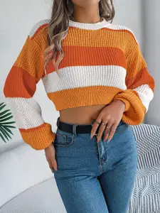 StyleCast x Revolte Women Colourblocked Pullover