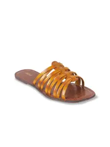 Mochi Women Leather Block Sandals