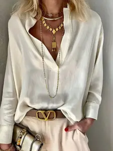 StyleCast Women Comfort Opaque Casual Shirt