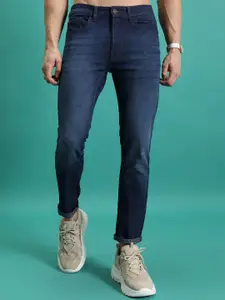 HIGHLANDER Men Skinny Fit Mid-Rise Light Fade Stretchable Jeans