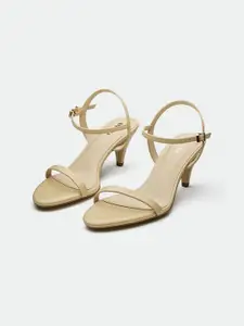 Oroh Women Leather Kitten Heel Sandals