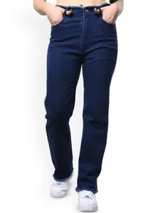 Aadvi Fashion Women Smart Relaxed Fit High-Rise Stretchable Jeans