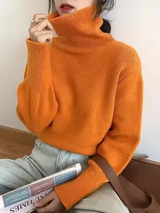 StyleCast Women Turtle Neck Pullover Sweater