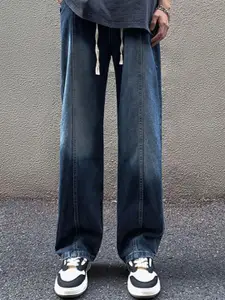 StyleCast x Revolte Men Relaxed Fit Heavy Fade Stretchable Jeans