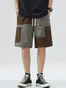 StyleCast x Revolte Men Colourblocked Technology Shorts