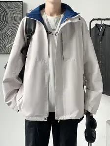 StyleCast x Revolte Men Open Front Hooded Jacket
