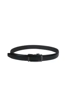 Calvadoss Men PU Slider Buckle Belt