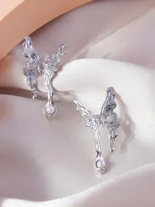 VAGHBHATT Silver-Plated Animal Shaped Studs
