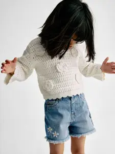 Marks & Spencer Girls Cotton Regular Fit Shorts