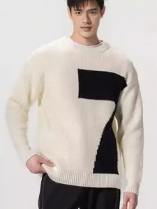 StyleCast x Revolte Men Cable Knit Pullover