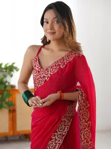 Saree mall Pure Chiffon Sarees