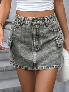 StyleCast x Revolte Women Pencil Mini Skirts