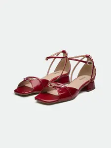 Oroh Leather Party Block Sandals