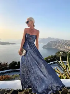 StyleCast x Revolte Fit & Flare Maxi Dress