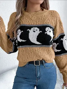 StyleCast x Revolte Women Cable Knit Pullover