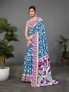 Anouk Kalamkari Pure Cotton Designer Bagru Saree