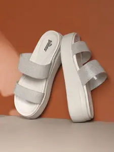 The Roadster Lifestyle Co Women Open Toe Slip On Comfort Heels