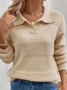 StyleCast x Revolte Women Cable Knit Pullover