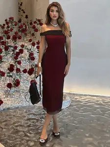 StyleCast x Revolte Bodycon Midi Dress