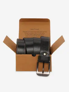 SPYKAR Men Textured Leather Belt