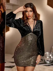 StyleCast Embellished Bodycon Mini Dress